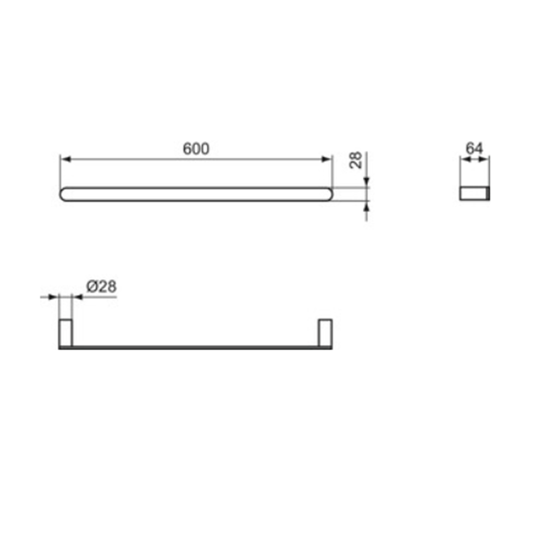 Поставка за кърпи Conca T4499A2 – Ideal Standard 11.1.3.0048 – снимка 1